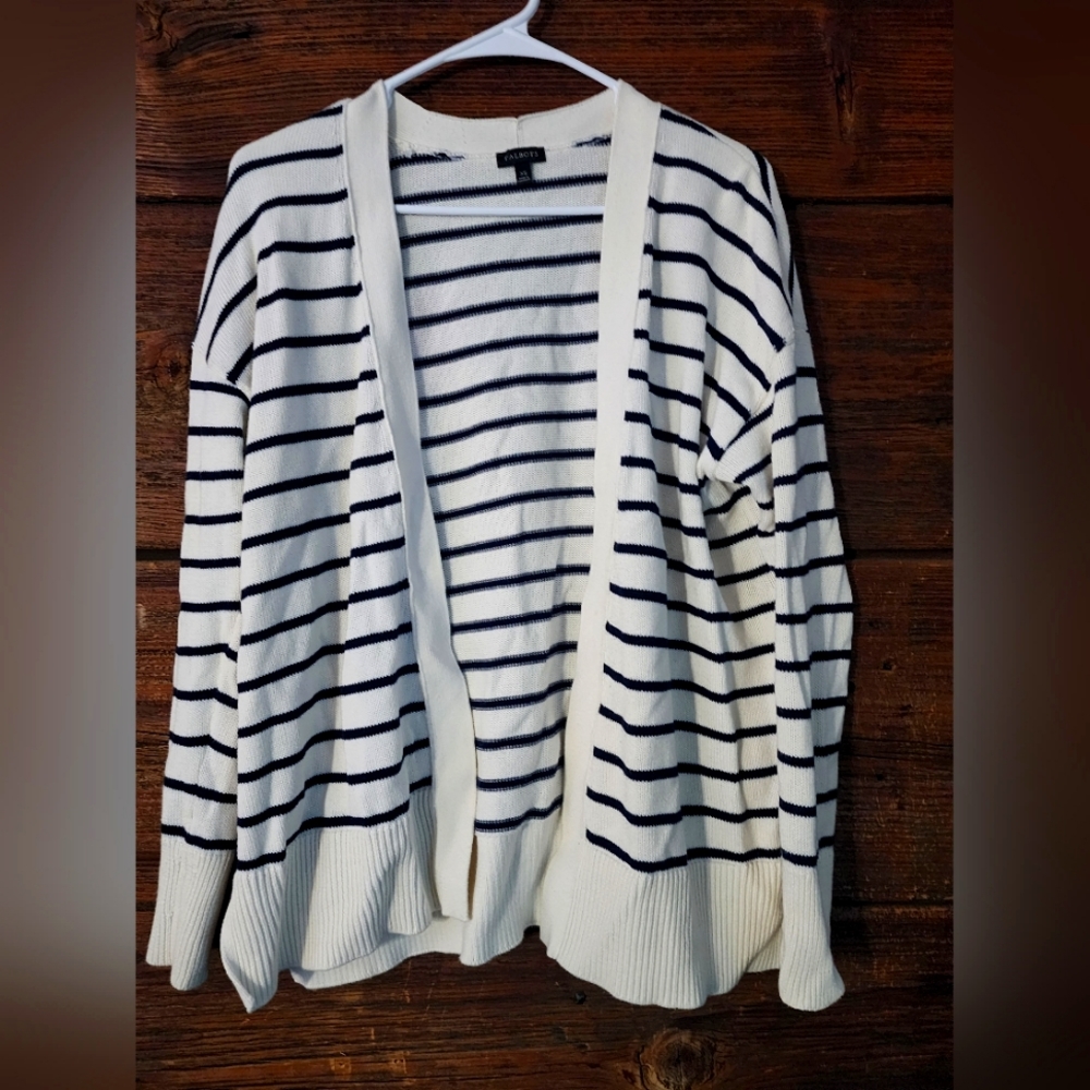 Black and White Talbots Cardigan